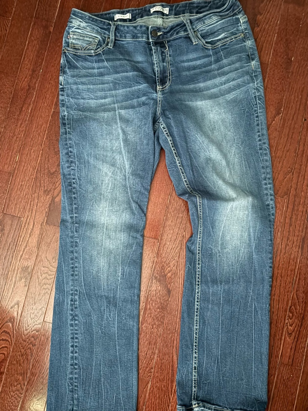 Blue Bootcut Jeans - Women's Classic Mid Rise Vigoss